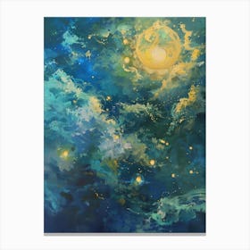 Moon In The Sky 12 Canvas Print