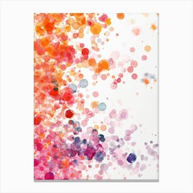 Watercolor Splashes 1 Canvas Print