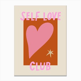Self Love Club Canvas Print