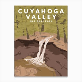 Cuyahoga Valley National Park, Ohio Travel Poster Canvas Print