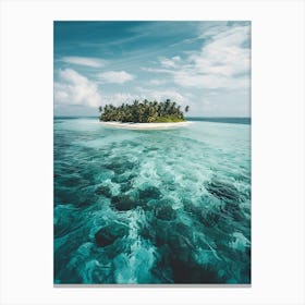 Island In The Sea Canvas Print