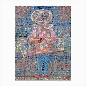 Boy In Fancy Dress By Paul Klee (1931) | vintage art | wall art | expressionism |cubism | surrealism | FParrish Art Prints |  Canvas Print