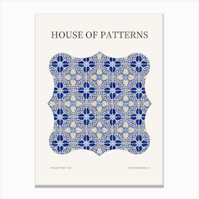 Tile Pattern Poster 52 Canvas Print