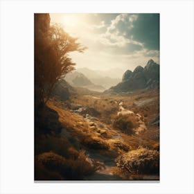 Desert Landscape 4 Canvas Print