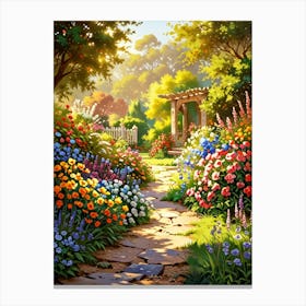 Garden Path 5 Canvas Print