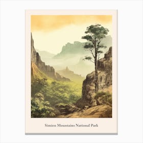 Simien Mountains National Park Canvas Print