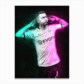 Marco Reus Style Galaxy Canvas Print