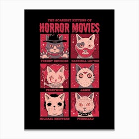 Horror Movies Canvas Print