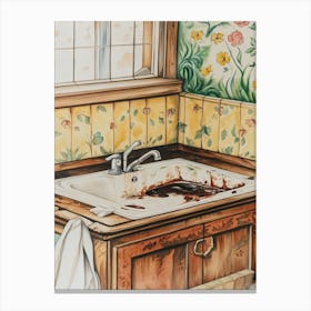 Kitchen Sink Canvas Print