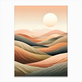 Desert Landscape 20 Canvas Print