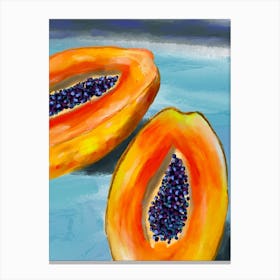 Papaya Fruit Canvas Print