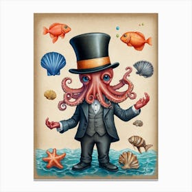 Octopus Canvas Print