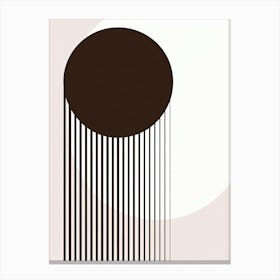 Edinburgh Balance Minimalist Bauhaus Canvas Print