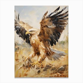 Bird Painting Golden Eagle 1 Canvas Print