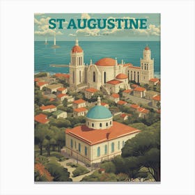 St Augustine Florida Travel Canvas Print