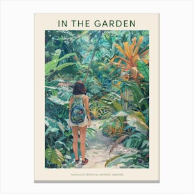 In The Garden Poster Fairchild Tropical Botanic Garden Usa 3 Canvas Print
