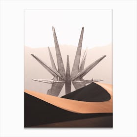 Spaceship Sand Dunes Canvas Print