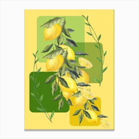 Lemons Canvas Print