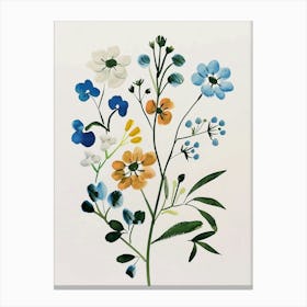 Painted Florals Gypsophila 3 Canvas Print