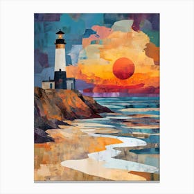 Contemporary Lighthouse 10 Canvas Print