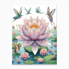 Lotus Flower 27 Canvas Print