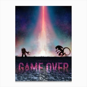 Movie Alien - Game Over Canvas Print