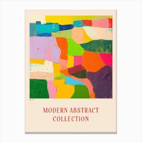Modern Abstract Collection Poster 73 Canvas Print
