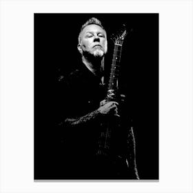 James Hetfield Metallichead band music 14 Canvas Print