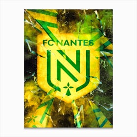 Nantes Brokem Glass Canvas Print