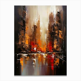 Abstract City Canvas Art Canvas Print