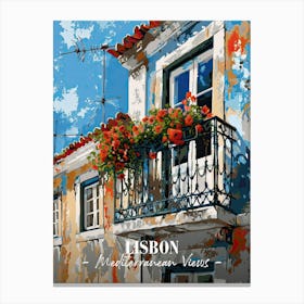 Mediterranean Views Lisbon 3 Canvas Print