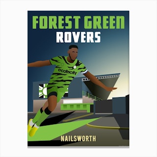 Forest Green Rovers Football Canvas Print