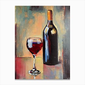 Cabernet Sauvignon 1 Oil Painting Cocktail Poster Canvas Print