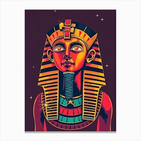 Pharaoh Illustration Leinwandbild