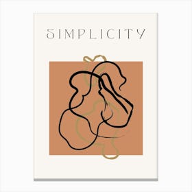 Simplicity 4 Canvas Print