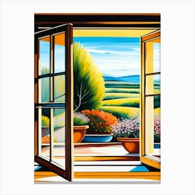 Open Window Canvas Print