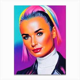 Demi Moore Pop Movies Art Movies Canvas Print