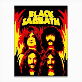 Black Sabbath 3 Canvas Print