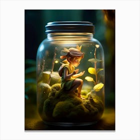 Freshly Caught Fairy Canvas Print