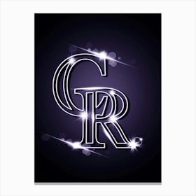 Colorado Rockies Logo Canvas Print