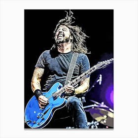 Dave Grohl Foo Fighters 18 Canvas Print