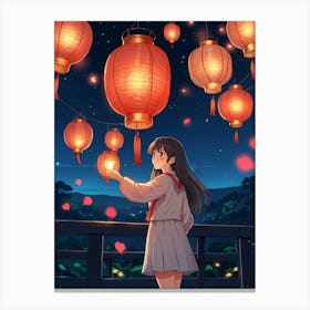 Chinese Lanterns 1 Canvas Print
