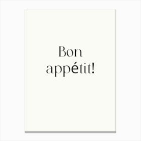 Bon Appétit Canvas Print