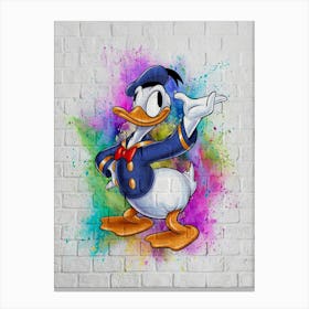 Donald Duck Canvas Print