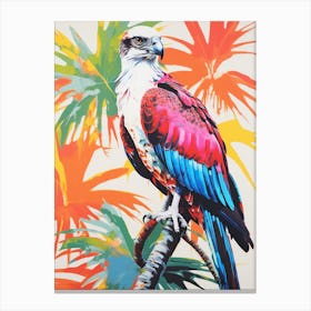 Colourful Bird Painting Osprey 1 Canvas Print