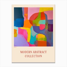 Modern Abstract Collection Poster 2 Canvas Print