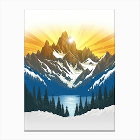 Mountain Landscape 26 Canvas Print