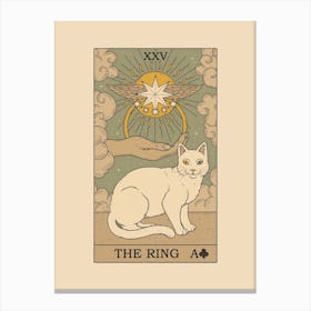 The Ring Cat Canvas Print