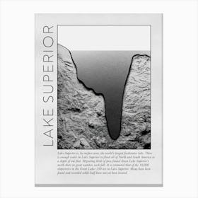 Lake Superior (BOOK) V2 Canvas Print