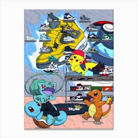 Pokemon 1 Canvas Print